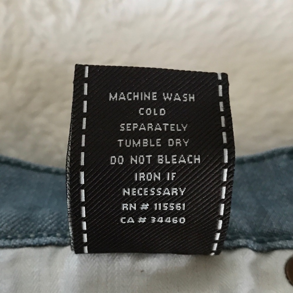7 For All Mankind Light Wash Dojo Short Bermuda 30 - Picture 10 of 10